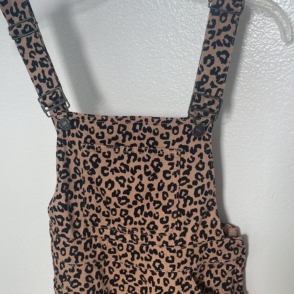 Leopard overall dress